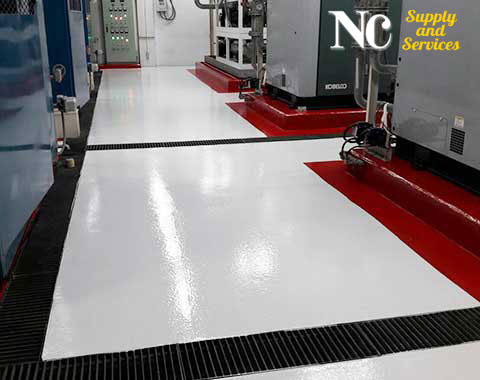 เคลือบพื้นป้องกันไฟฟ้าสถิต Anti-static flooring Conductive Floor